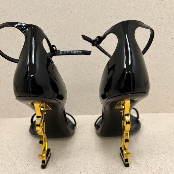 OPYUM SANDALS IN PATENT LEATHER SAINT LAURENT - Picture 2 of 8